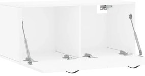 vidaXL Ντουλάπι Τοίχου Γυαλιστερό Λευκό 80x36,5x35 εκ. Επεξεργ. Ξύλο