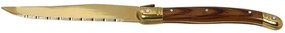 ANTIQUE CUT ΜΑΧΑΙΡΙ STEAK ΧΡΥΣΟ ΛΑΒΗ ΧΡΩΜΑ ΞΥΛΟΥ SS420 1,5MM 23EK ΣΕΤ 12 τμχ - Espiel