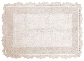 Πατάκι Μπάνιου Des. Lace Ivory Anna Riska 50 X 80 50x80cm 100% Βαμβάκι