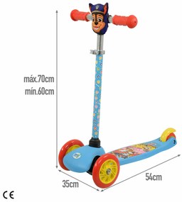 Σκούτερ The Paw Patrol Μέταλλο Πλαστική ύλη Μπλε Πολύχρωμο