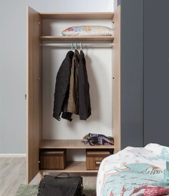 Διφυλλη Ντουλαπα Δρυς Sonoma STIL 52x90x192