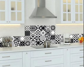 Πάνελ εστίας Ango B &amp; W Azulejos