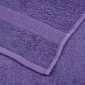 vidaXL Χειροπετσέτες FROGN 4 τεμ. Μωβ 50x100 εκ. 360 γρ./τ.μ.