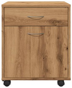 vidaXL Τροχήλατο ντουλάπι Artisan Oak 45x38x54 cm Κατασκευασμένο ξύλο