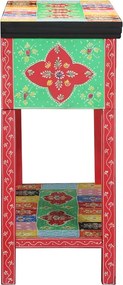 vidaXL Τραπέζι κονσόλας με συρτάρι Πολύχρωμο 100 x 30 x 77 εκ.