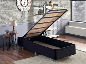 Single Bed Base Ela Single - Black (100 x 200) Black