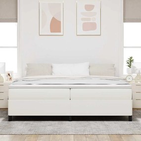 vidaXL Σκελετός Κρεβατιού Κρεμ 200 x 200 cm Βελούδο