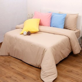Σεντόνι 3100 Μπεζ Viopros Queen Size 240x260cm 100% Cotton Flannel