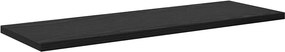 vidaXL Ράφι Βιβλίων 3 επιπέδων 4 pcs 60 x 20 x 1,5 cm Μαύρο
