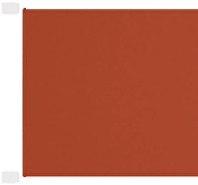 Τέντα Κάθετη Τερακότα 140 x 270 εκ. από Ύφασμα Oxford - Κόκκινο