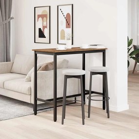 vidaXL τραπέζι Παλιό ξύλο 100 x 50 x 90,5 εκ