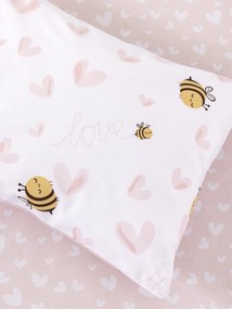Σετ Σεντόνια Κούνιας 120x160 - Bee Love 5206482155893