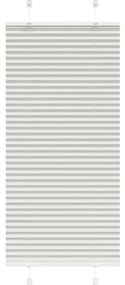 vidaXL Πλισέ περσίδα ανοιχτό γκρι 65x100 cm Πλάτος υφάσματος 64,4 cm