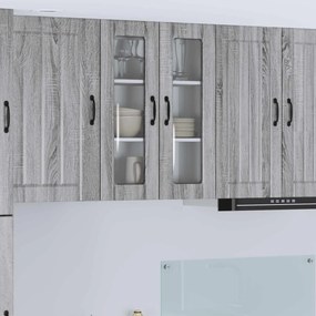 VidaXL Ραφιέρα τοίχου LUCCA Γκρι Sonoma 60 x 31 x 80 εκ.