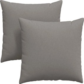 vidaXL Μαξιλάρι Καναπέ 2 pcs Taupe 60 x 60 cm ύφασμα