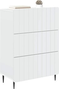 vidaXL Ντουλάπι με Συρτάρια Λευκό 66 x 34,5 x 92 εκ.