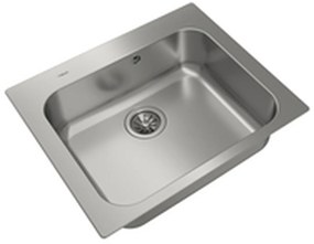 Νεροχύτη με Ένα Κύπελλο Teka Μαύρο