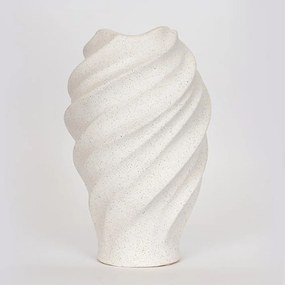 Βάζο Κεραμικό 752-20298 17,5x17,5x28cm White Estheti Home Κεραμικό