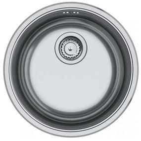 Franke ROX 610/110-38 Ανοξείδωτος Ένθετος Νεροχύτης Ø 380x175mm