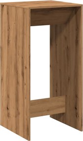 vidaXL Τραπέζι Μπαρ Αρτισιανή Δρυς 51x50x103,5 εκ. Επεξ. Ξύλο