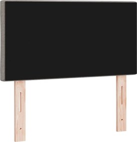 vidaXL LED κεφαλάρι Taupe 80 cm ύφασμα