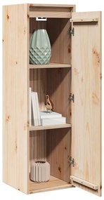 vidaXL Ντουλάπια Τοίχου 2 τεμ. 30 x 30 x 100 εκ. από Μασίφ Ξύλο Πεύκου