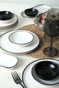 Breakfast Set (18 Pieces) X0001480300000000000000000 Black
White