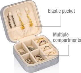 Βελούδινο Κουτί Κοσμημάτων 2 Σχέδια