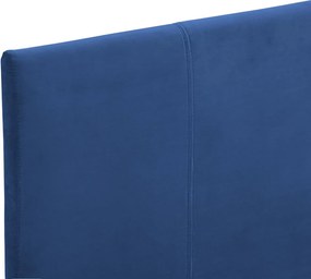 vidaXL Πλαίσιο Κρεβατιού Μπλε 90 x 200 εκ. Υφασμάτινο