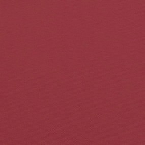 Μαξιλάρι Πάγκου Κήπου Μπορντό 100x50x7 εκ. Ύφασμα Oxford - Κόκκινο