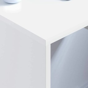 vidaXL Επιτοίχιο γραφείο Λευκό 60 x 45 x 30 cm Επεξεργασμένο ξύλο