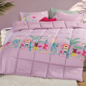 Πάπλωμα Παιδικό Roller Friends Lilac Nef-Nef Homeware Μονό 160x220cm Microfiber-Polyester