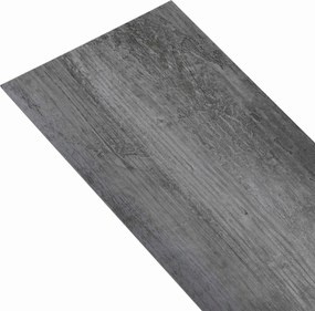 vidaXL Πλάκες Δαπέδου 18 pcs Γκρι 5,26 τ.μ. PVC