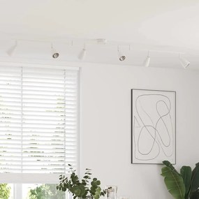 vidaXL Σποτ οροφής Λευκό 176.5 x 13.5 x 12.5 εκ. Ατσάλι