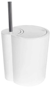Πιγκάλ Με Κάδο Sun & Moon 03201.001 White Spirella Plastic