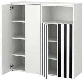SMASTAD/PLATSA σύνθεση αποθήκευσης με 3 συρτάρια, 120x42x123 cm 695.499.83