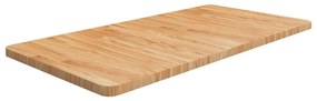 vidaXL Πάγκος Μπάνιου Ανοιχτό Καφέ 100x50x2,5 εκ. Επεξ. Μασίφ Ξύλο