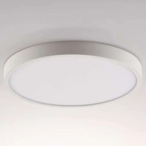 Φωτιστικό Οροφής - Πλαφονιέρα Domo LED-DOMO-R24-BCO 24W Led Φ24cm 2,4cm White Intec Aluminum,Acrylic