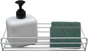 Μεταλλικό Κρεμαστό Ράφι 27x11x6cm Άσπρο ή Μαύρο - Άσπρο