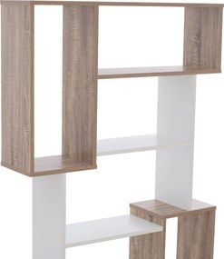 ΒΙΒΛΙΟΘΗΚΗ SHAY HM8768.01 85X22X140 ΛΕΥΚΟ