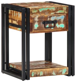 vidaXL Κομοδίνα 2 τεμ 40x35x50 εκ Μασίφ Ξύλο Ανακυκλωμένο