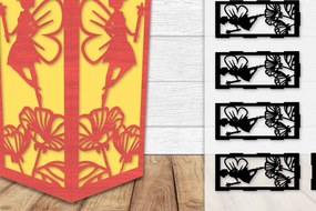 Intra απο ξύλο plywood 3mm-4mm πάχος - Fairy Lamp Lasercut Δίασταση 20x20 cm INTRAFABR-115436818