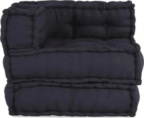 vidaXL Μοντέρνο Καναπέ-Σετ Ανθρακί 70x70x54 Ύφασμα
