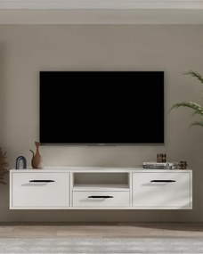 Stewehome Μοντέρνο επιτοίχιο έπιπλο τηλεόρασης 140x30x30 cm