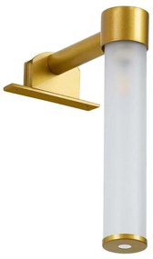 Φωτιστικό Τοίχου - Απλίκα  Elsa 60405 3,5x13,5x20cm Gold GloboStar Aluminium, Glass