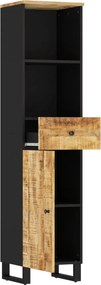 vidaXL Ντουλάπι Μπάνιου 38 x 33 x 160 εκ. από Μασίφ Ξύλο Μάνγκο