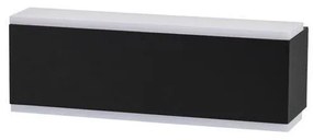 Απλίκα Φωτιστικό Τοίχου LED 10W Μαύρο 3000K IP54 Up Down Nikita 145-82094 Eurolamp-145-82094-Μαύρο 145-82094