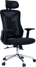 Καρέκλα γραφείου διευθυντή WING mesh μαύρο 65x61x117/125