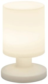 Φορητό Ανθυγρό IP44 Επιτραπέζιο Φωτιστικό Led 1,5w 90lm 3100K Ø13*20,5 εκ.Επαναφορτιζόμενο Trio Lighting Lora R57071101