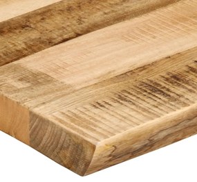 vidaXL Επιφάνεια Τραπεζιού 50x40x2,5 εκ. Live Edge Μασίφ Ξύλο Μάνγκο